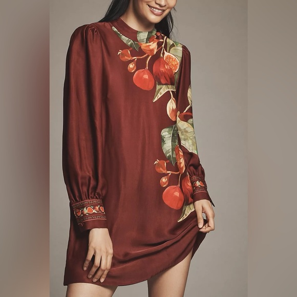 Farm Rio x Anthropologie Printed Mini Dress NWT - Picture 3 of 8